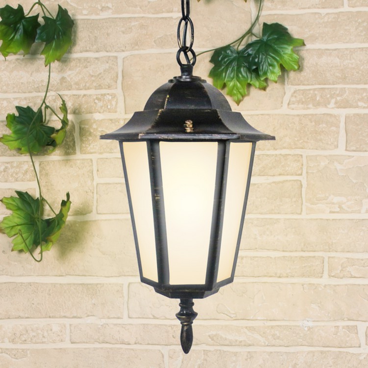 Уличный свет GL - 1004H черное золото