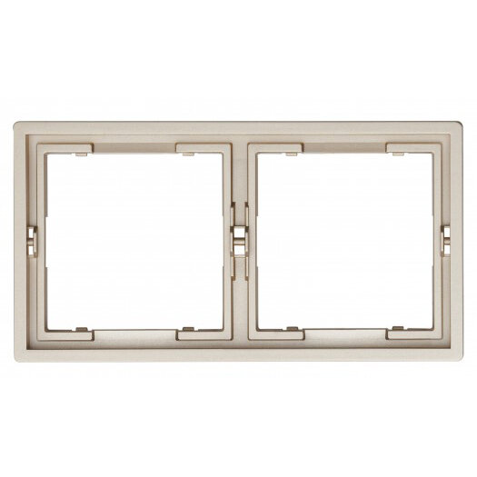 MIKAMI MI-5 Рамка 2 поста Латунь