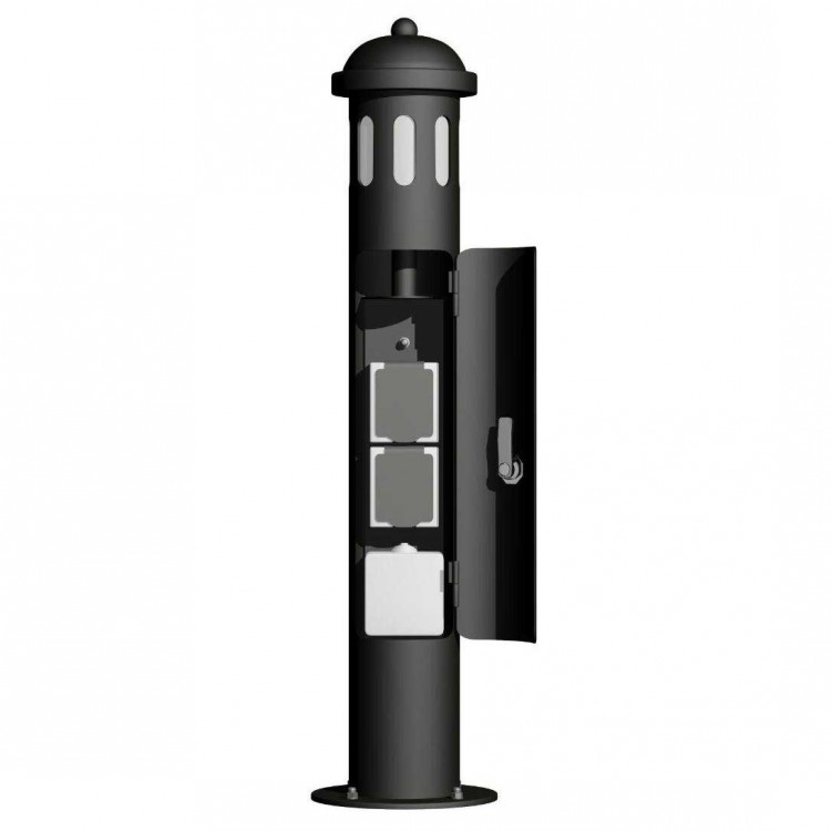 Садовая розетка, высота 725мм диаметр 114мм, G3004 с подсветкой