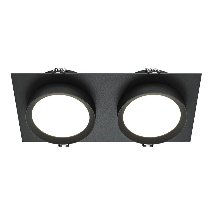 Светильник встраиваемый Maytoni DL086-02-GX53-SQ-B