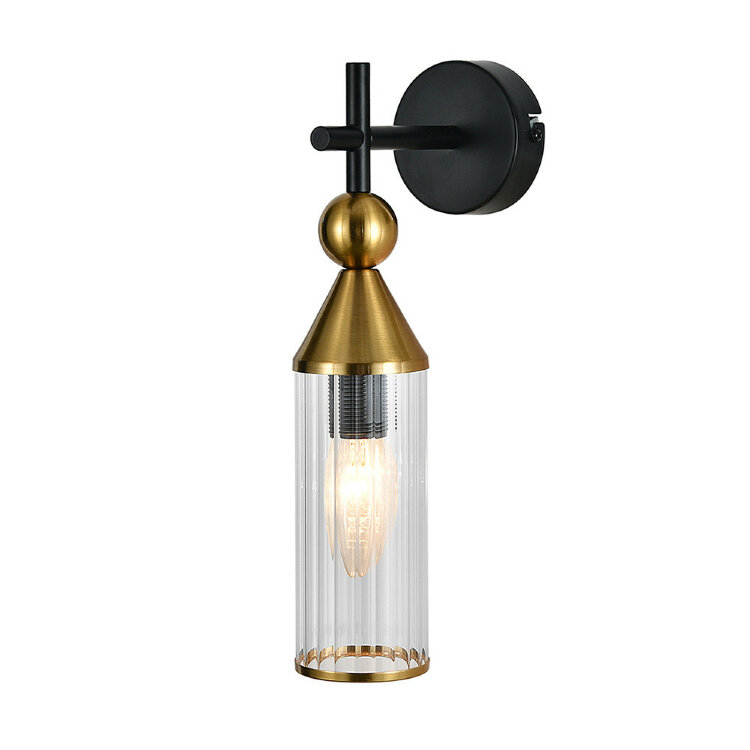 Бра INDIGO 13037/1W Black V000530