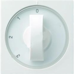 GIRA S-55 Накладка с ручкой для трехступенчатого переключателя Белый глянец. GIR 66903