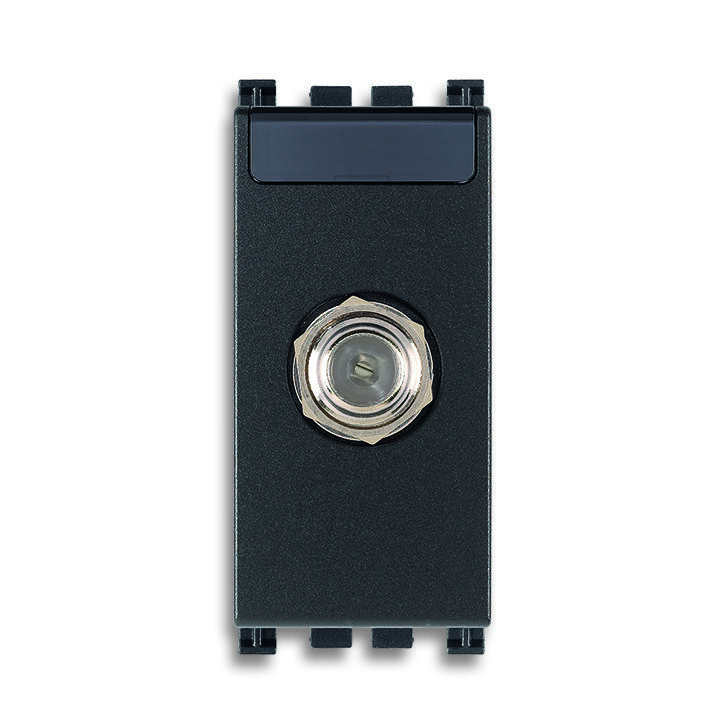 VIMAR Arke Розетка на 1 мод. TV TIPO разьем F Серая 19318