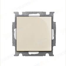 ABB Basic 55 Выключатель без фиксации с клавишей, Слоновая кость 1413-0-1083