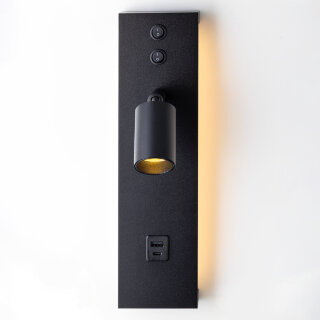 Спот CITILUX CL704461 Декарт черный с USB
