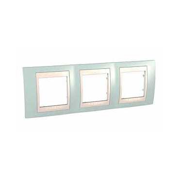 Рамка Unica Хамелеон  Морская волна/беж.3-ая гор