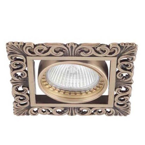 Donolux Светильник встраиваемый поворотный из латуни,SA1563-French поворотный MR16 французкое золото