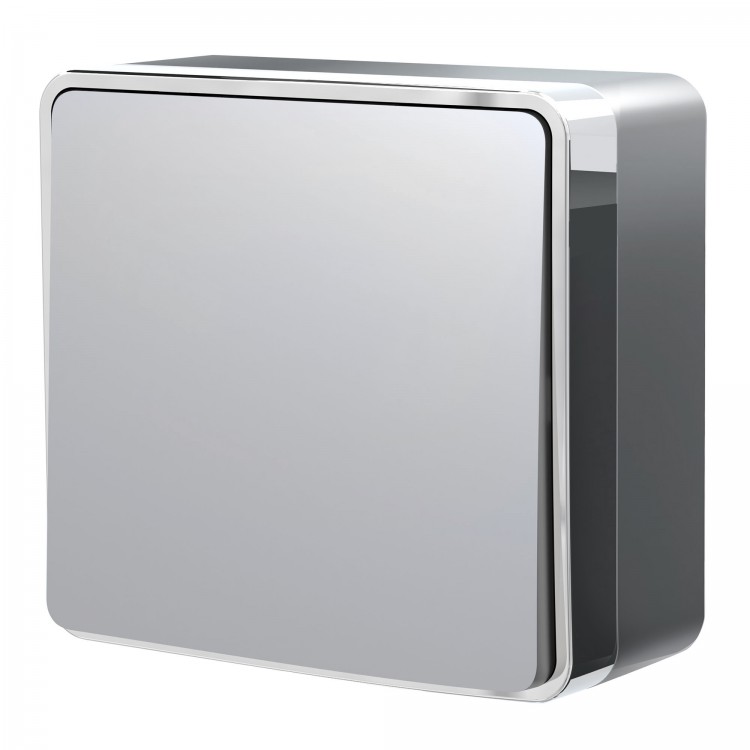 Werkel Gallant Выключатель 1-кл. W5010006 серебряный