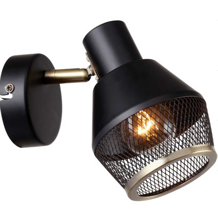 Спот AURA S0004-1 AB+BK