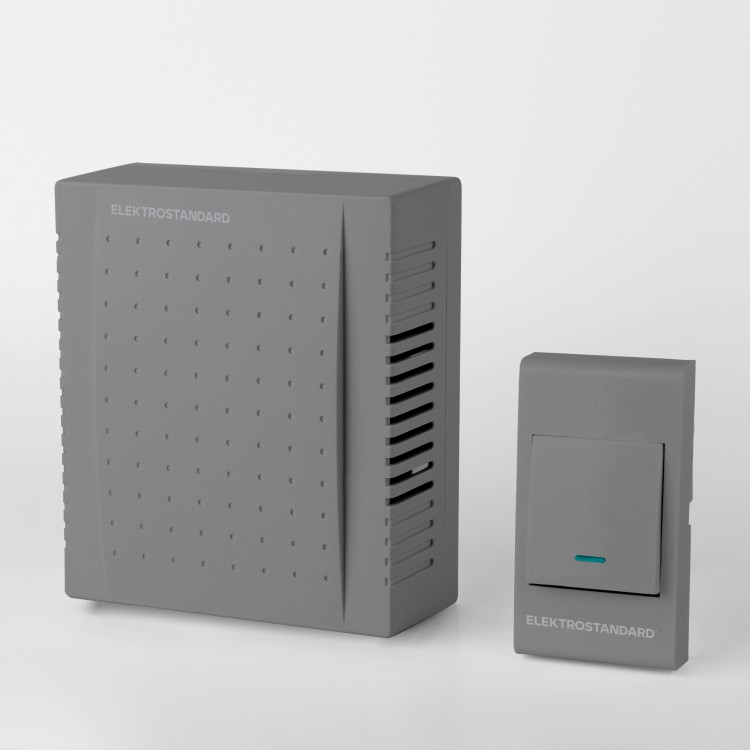 Дверной звонок DBQ26M WM 1M IP44 серый