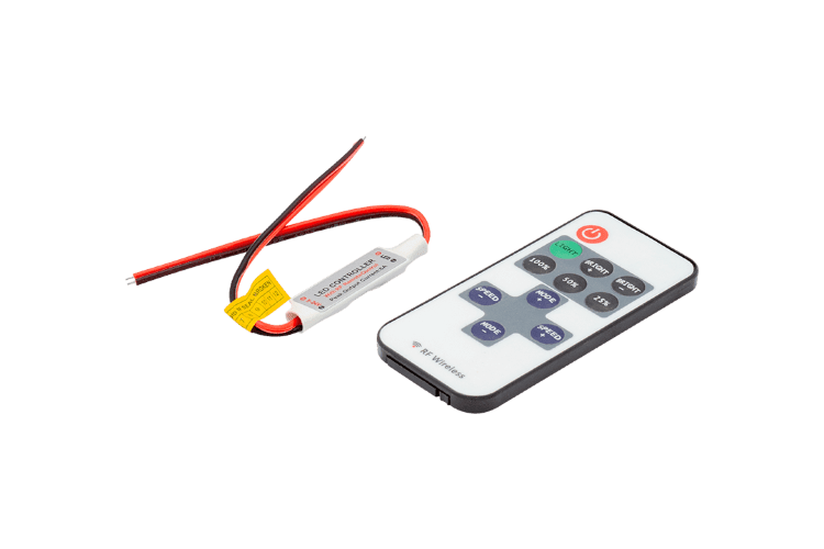 Диммер радио с пультом 5-24V, 6A , RF-DIM-11-6A
