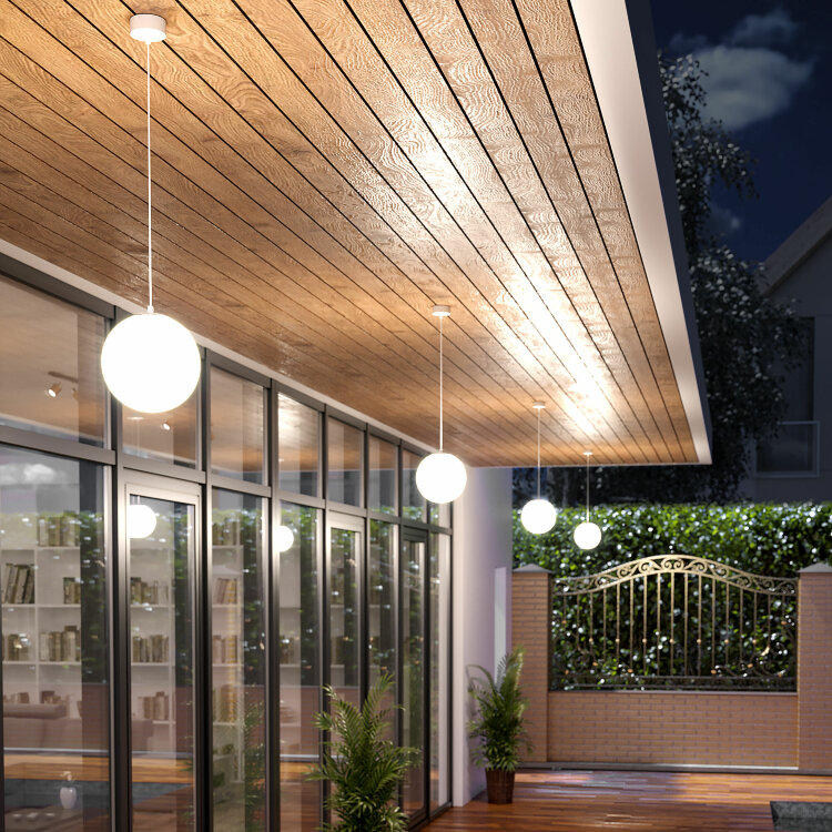 Уличный свет 35158/U Sfera H D200 белый