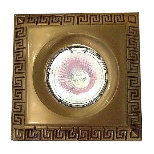 Светильник встраиваемый Helios 103 PM корич. патина