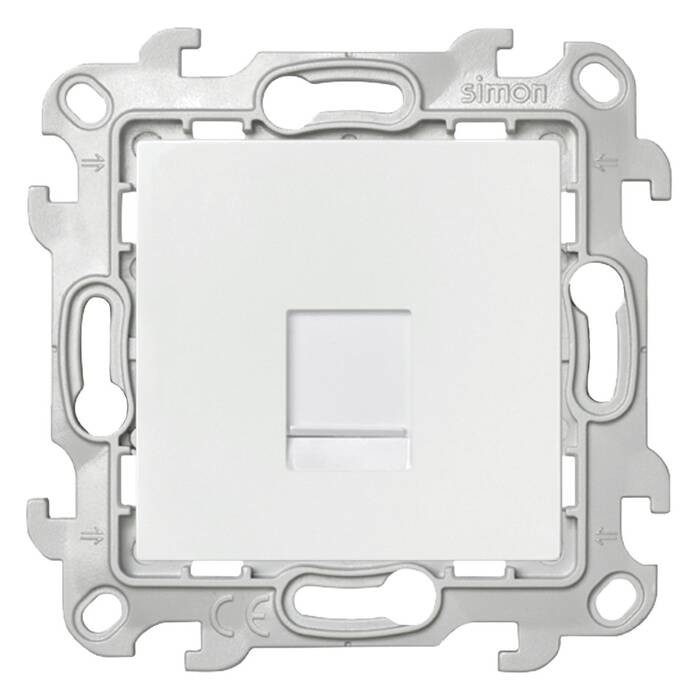 Simon 24 Белая Розетка RJ45 кат. 5е UTP