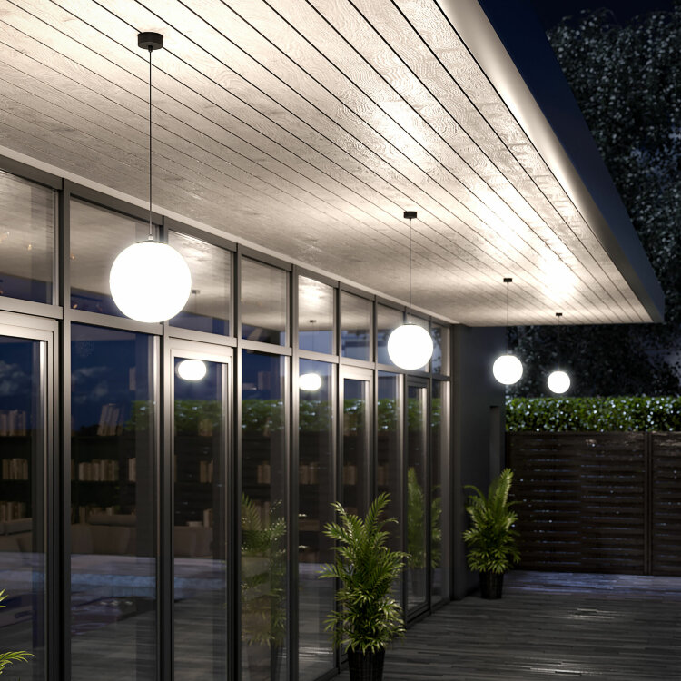 Уличный свет 35158/U Sfera H D200 черный