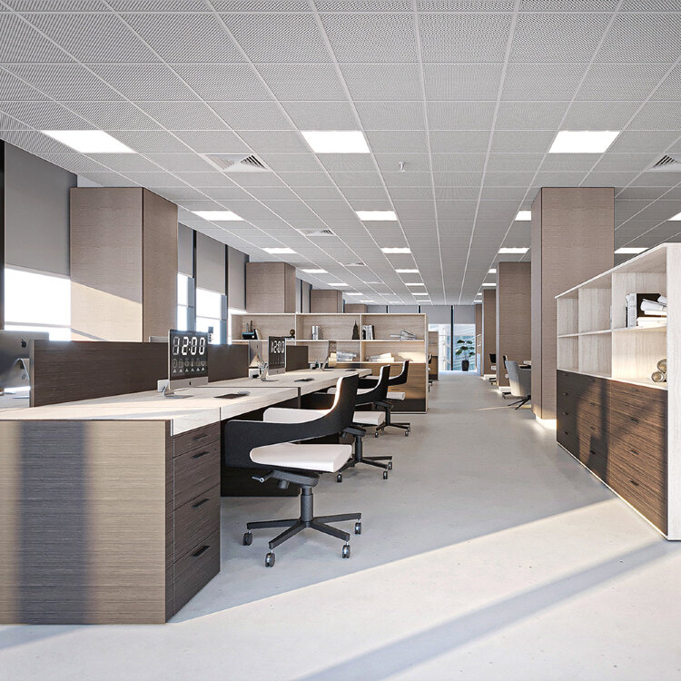 Универсальная светодиодная панель MASTER ДВО 48W-4000К-595х595х40-опал IP40 KZS 48786