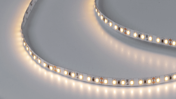 Лента светодиодная SWG2120-24-9.6-WW-M | 24В | 120SMD*2835 | 9,6W/m | 3000К | IP20