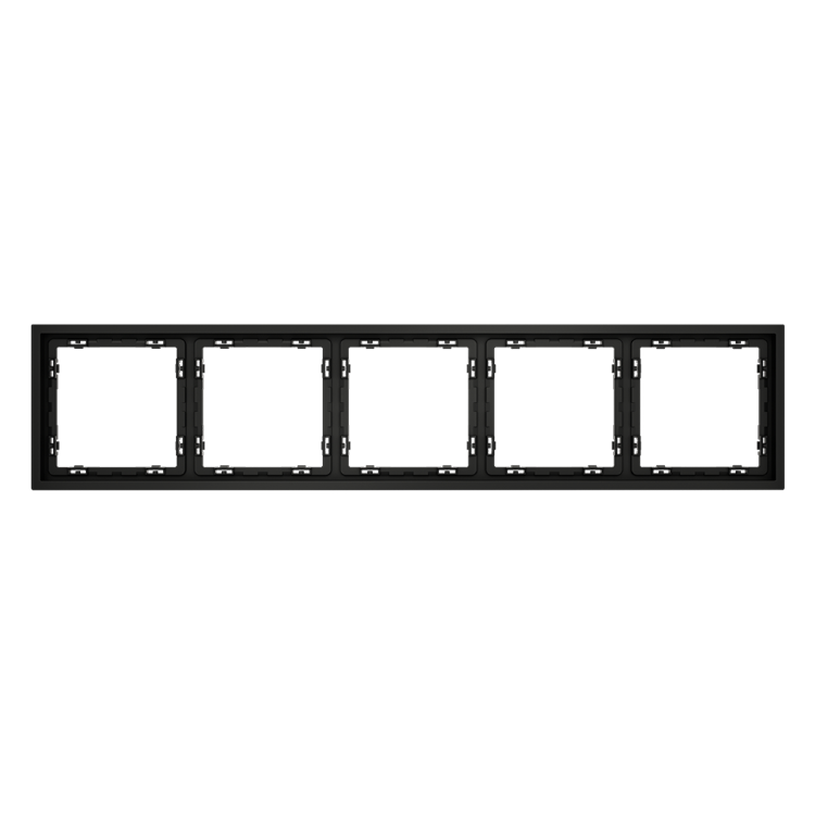 Voltum S70 Рамка 5-ая Черный матовый