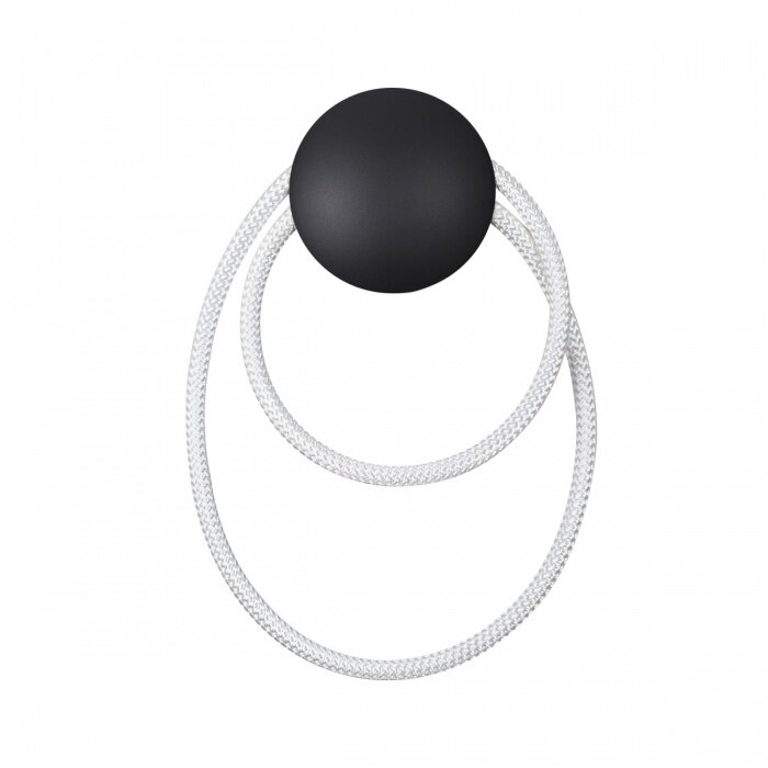 HIGHTECH ODL23 101 черный/металл/канат Настенный светильник Sonex IP20 LED 20W 3000K CORDA 4398/20WL