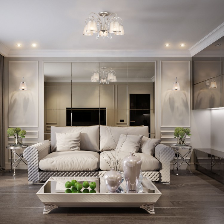 Люстра Eurosvet 60065/5 серебро