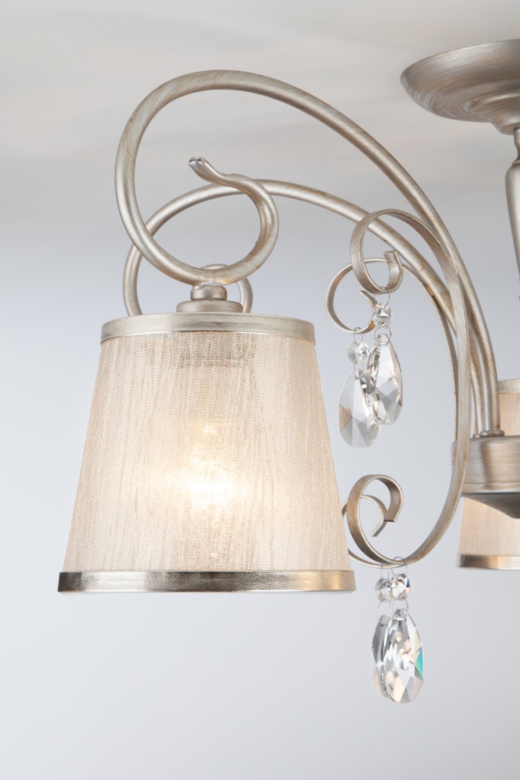 Люстра Eurosvet 60065/5 серебро