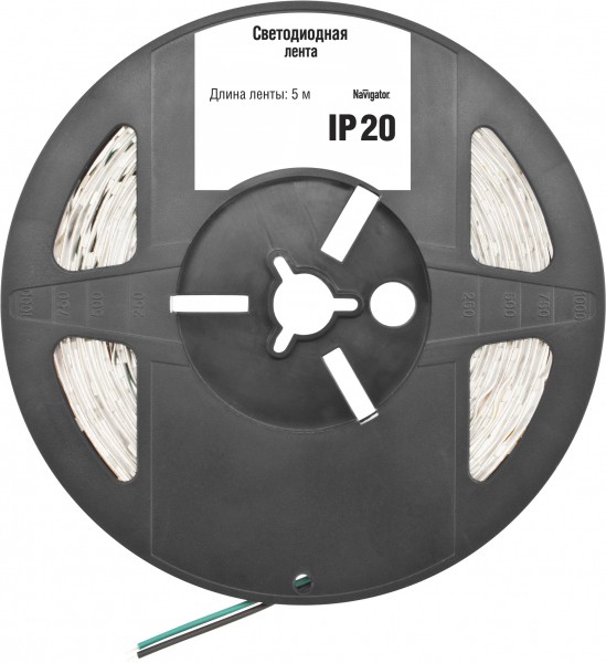 Светодиодная лента Navigator 71 414 NLS-5050WW30-7.2-IP20-12V 2700K