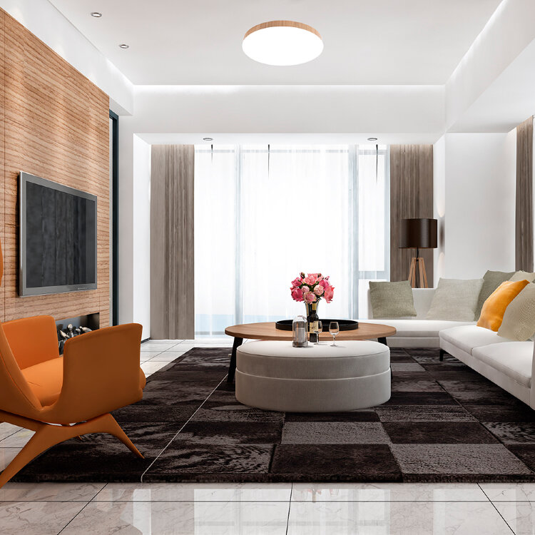 Светильник потолочный Feron AL1600 дерево 72W 5760Lm 3000-6400K IP44 500*500*42mm